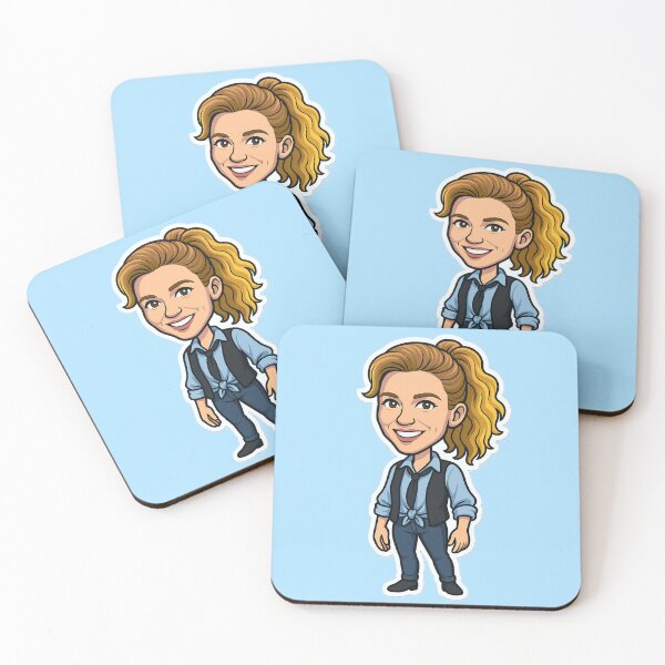 Item preview, Debbie Gibson Bobblehead Die-Cut Sticker designed and sold by CleverCulture.