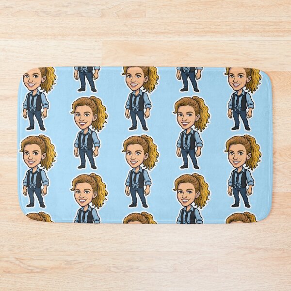 Item preview, Debbie Gibson Bobblehead Die-Cut Sticker designed and sold by CleverCulture.