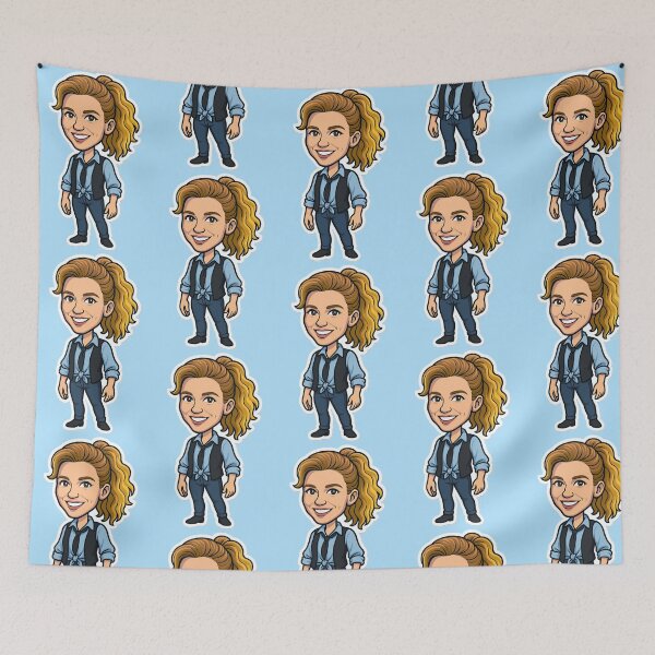 Item preview, Debbie Gibson Bobblehead Die-Cut Sticker designed and sold by CleverCulture.