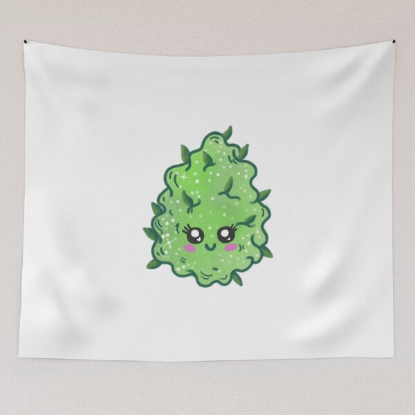 Item preview, Cute Weed Aesthetic Stoner Illustration designed and sold by mailyanita.