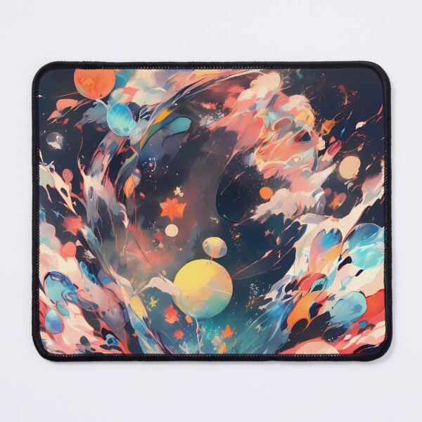 Item preview, Planets Colorful Cosmic Whirlwind Vibrant Emotional Expressions Visual designed and sold by ART ATTACK ZONE.