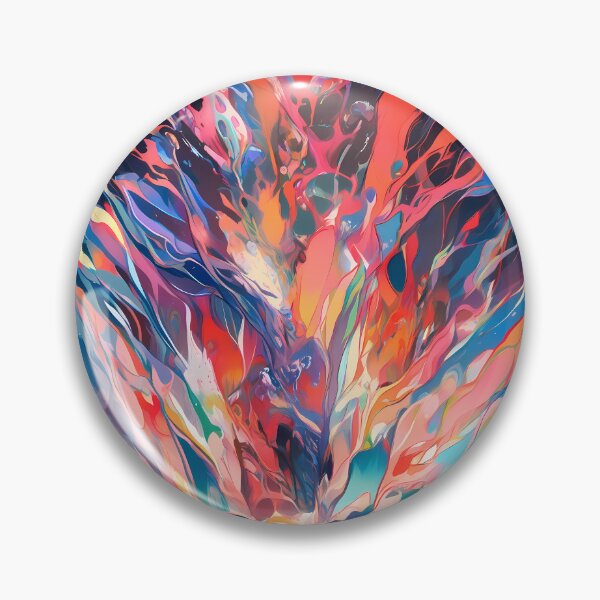 Item preview, Flames Colorful Cosmic Whirlwind Vibrant Emotional Expressions Visual designed and sold by ART ATTACK ZONE.