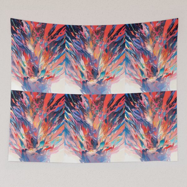 Item preview, Flames Colorful Cosmic Whirlwind Vibrant Emotional Expressions Visual designed and sold by ART ATTACK ZONE.