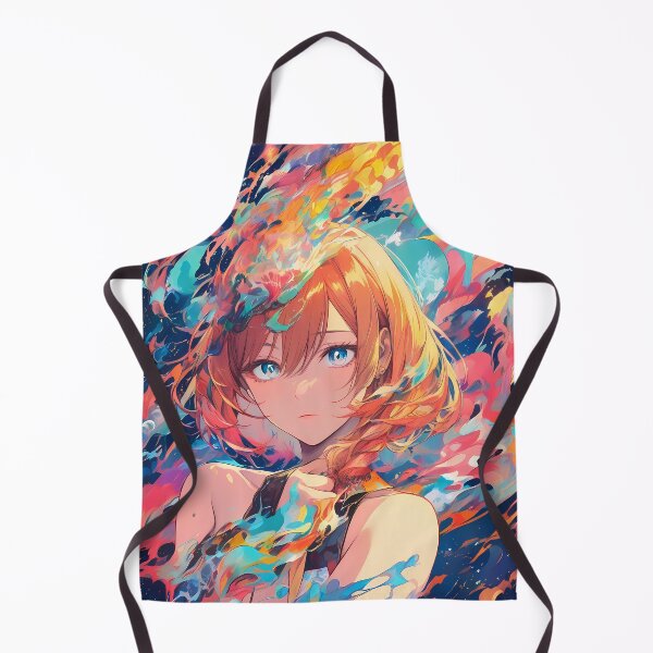 Item preview, Anime Girl Cosmic Whirlwind Vibrant Emotional Expressions Visual designed and sold by ART ATTACK ZONE.