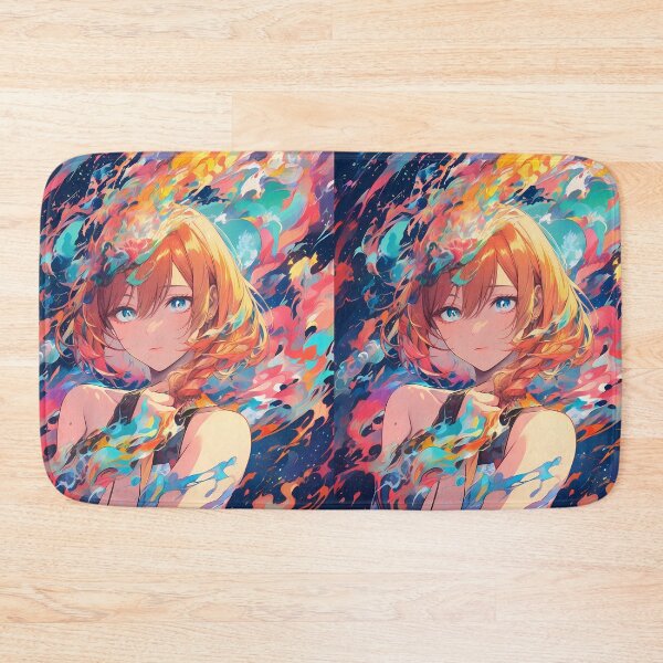 Item preview, Anime Girl Cosmic Whirlwind Vibrant Emotional Expressions Visual designed and sold by ART ATTACK ZONE.