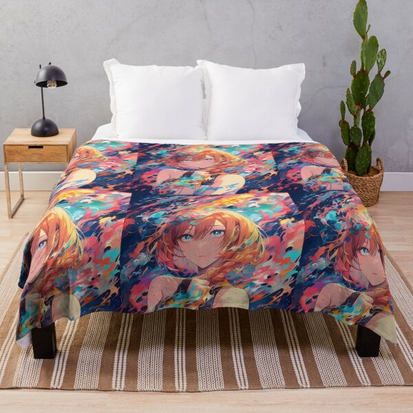 Item preview, Anime Girl Cosmic Whirlwind Vibrant Emotional Expressions Visual designed and sold by ART ATTACK ZONE.