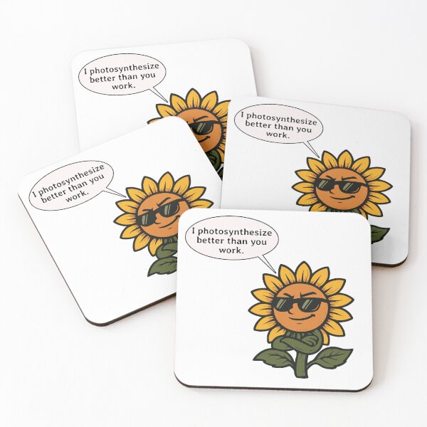 Item preview, Savage sunflower - I photosynthesize better than you work designed and sold by JoRealm.
