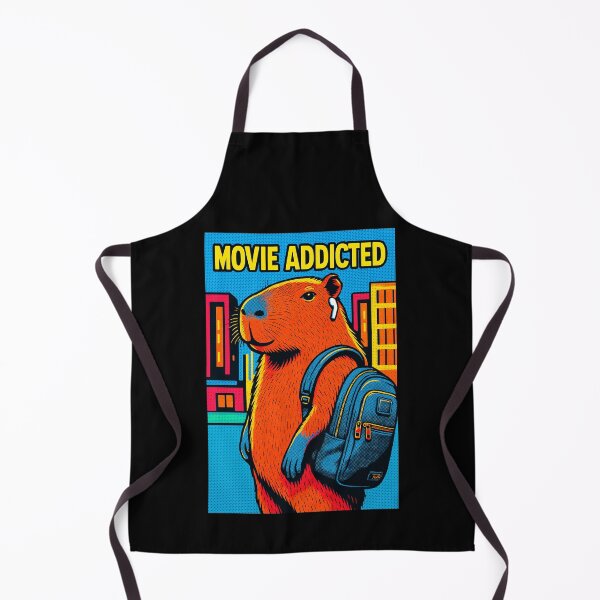 Item preview, Cool Capybara Pop Art - Movie Addict designed and sold by Sarcastic designs.