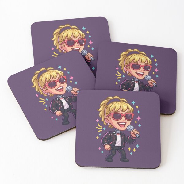 Item preview, Debbie Gibson Bobblehead Die-Cut Sticker designed and sold by CleverCulture.