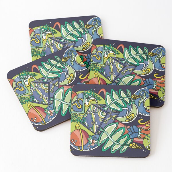 Item preview, Interstellar Garden 2 - Surreal Galaxy Illustration designed and sold by yourSpaceGems.