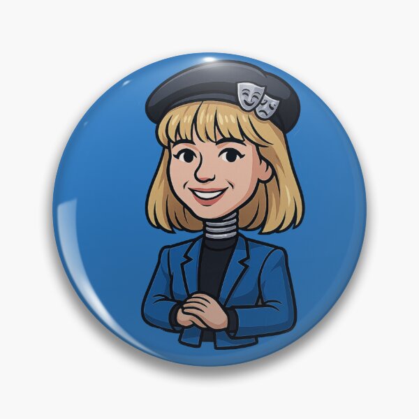 Artikelvorschau, Debbie Gibson Wackelkopf-Aufkleber, gestanzt entworfen und verkauft von CleverCulture.