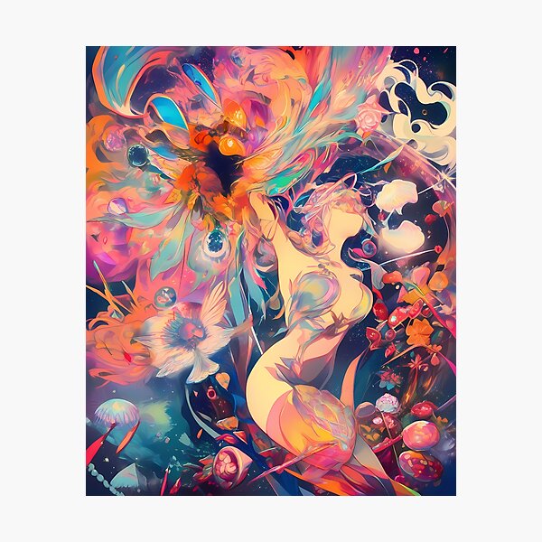 Item preview, Mystic Colorful Cosmic Whirlwind Vibrant Emotional Expressions Visual designed and sold by ART ATTACK ZONE.