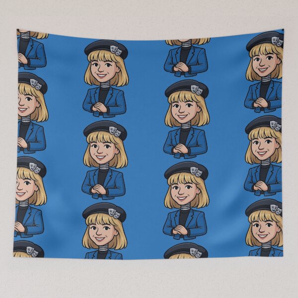 Item preview, Debbie Gibson Bobblehead Die-Cut Sticker designed and sold by CleverCulture.