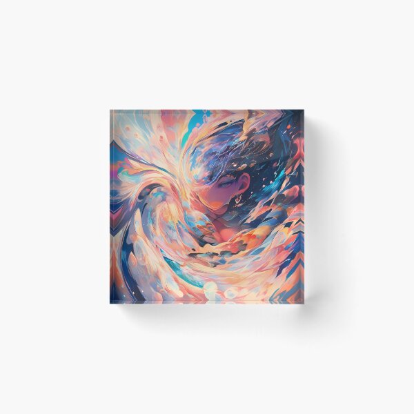 Item preview, One Colorful Cosmic Whirlwind Vibrant Emotional Expressions Visual designed and sold by ART ATTACK ZONE.