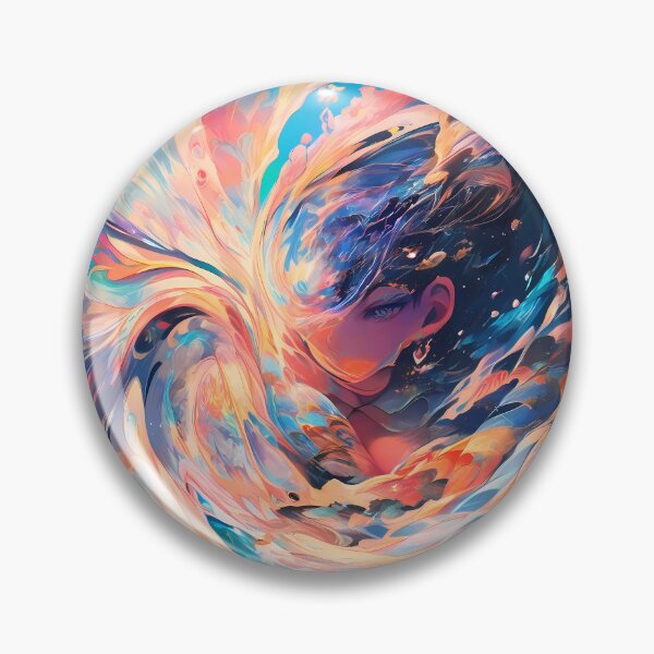 Item preview, One Colorful Cosmic Whirlwind Vibrant Emotional Expressions Visual designed and sold by ART ATTACK ZONE.