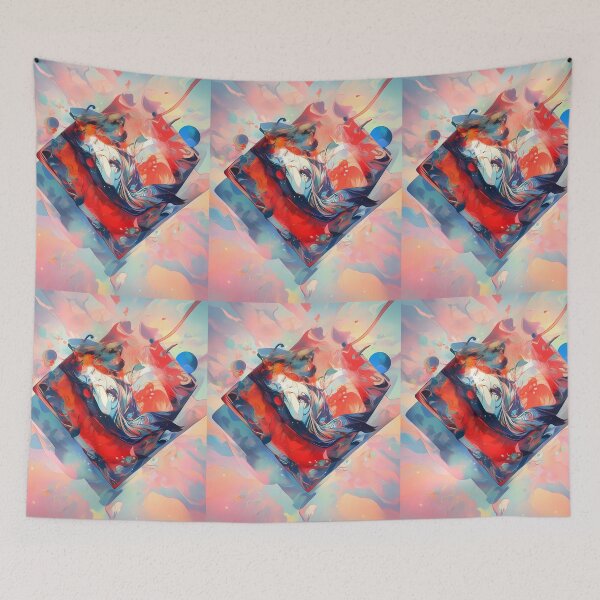 Item preview, 1 Colorful Cosmic Whirlwind Vibrant Emotional Expressions Visual designed and sold by ART ATTACK ZONE.