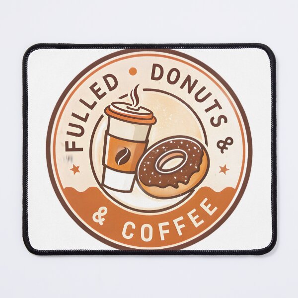 Item preview, Retro Coffee and Donuts Badge – Vintage Aesthetic Café Logo Design designed and sold by Nawastyle.