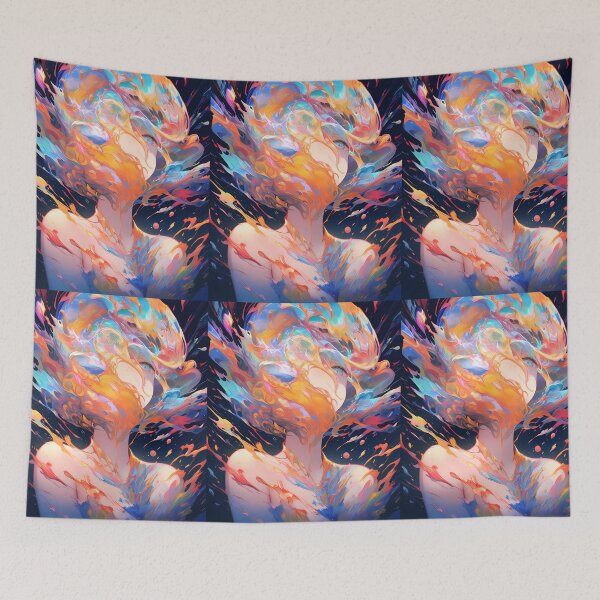 Item preview, 666 Colorful Cosmic Whirlwind Vibrant Emotional Expressions Visual designed and sold by ART ATTACK ZONE.