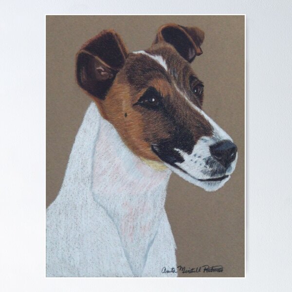 Item preview, Fox Terrier Vignette designed and sold by Anita Putman.