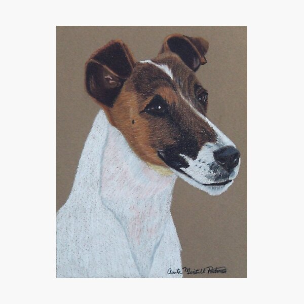Item preview, Fox Terrier Vignette designed and sold by Anita Putman.