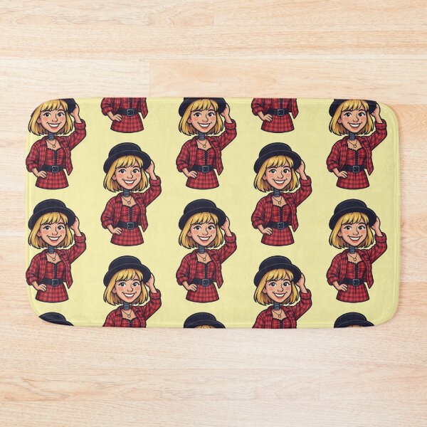 Item preview, Debbie Gibson Bobblehead Die-Cut Sticker designed and sold by CleverCulture.