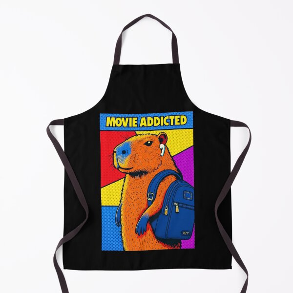Item preview, Colorful Retro Capybara Backpack headphones designed and sold by Sarcastic designs.