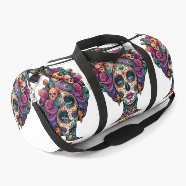 Item preview, Colorful Catrina Illustration - Vibrant Day of the Dead Art designed and sold by Ojo de Lilith.