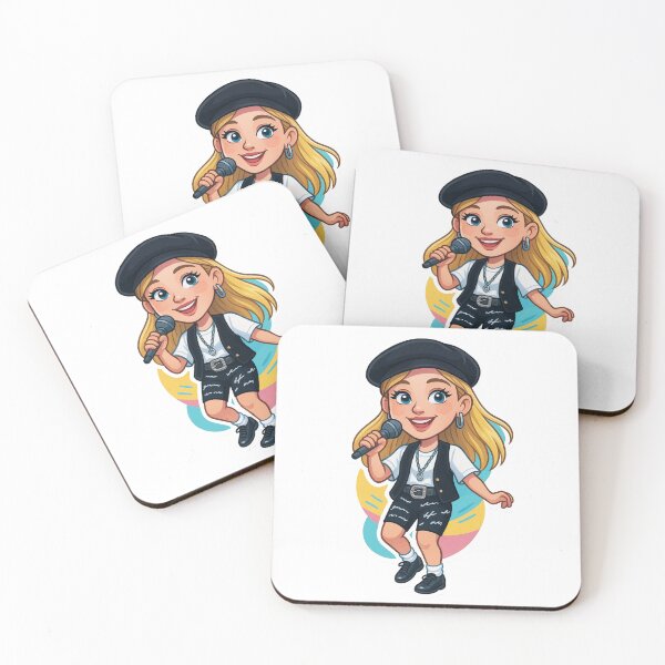 Item preview, Debbie Gibson Bobblehead Die-Cut Sticker designed and sold by CleverCulture.