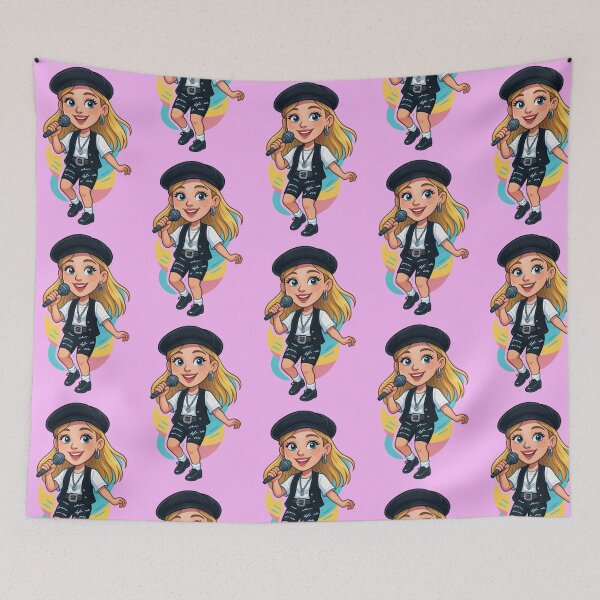 Item preview, Debbie Gibson Bobblehead Die-Cut Sticker designed and sold by CleverCulture.