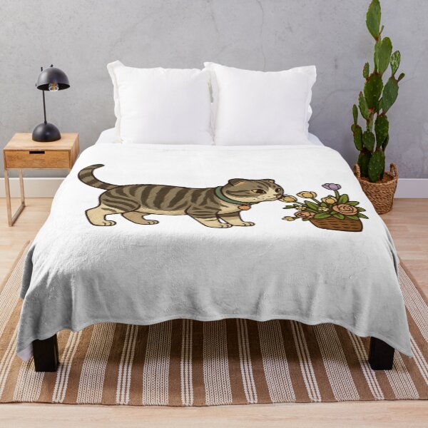 Item preview, American Shorthair and Flowers designed and sold by NettoShop.