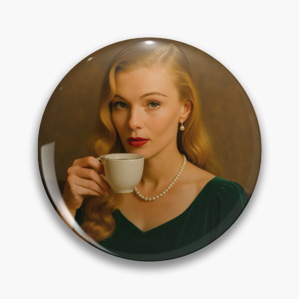Item preview, Veronica and her coffee designed and sold by DecostaDesigns.