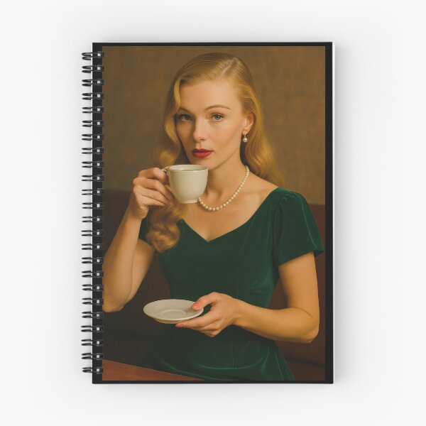 Item preview, Veronica and her coffee designed and sold by DecostaDesigns.