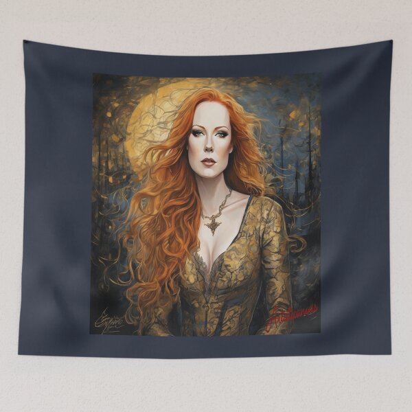 Item preview, "Simone Simons: Symphonic Metal Icon in Ethereal Portraiture" designed and sold by Artisticanvas.