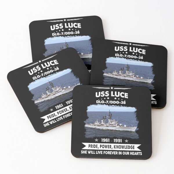 Item preview, USS Luce DLG 7 DDG, Navy Veteran Mens Gift Idea Husband, Dad, Grandpa designed and sold by Timeless Bond Designs.