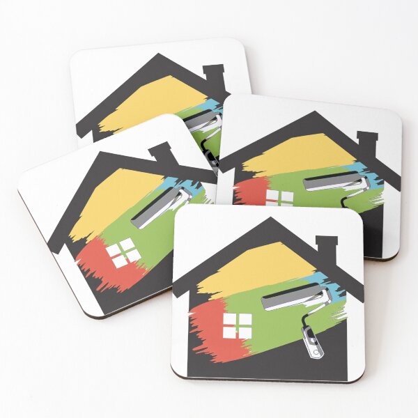 Item preview, Painter’s house and roller Logo designed and sold by artzyrrone.