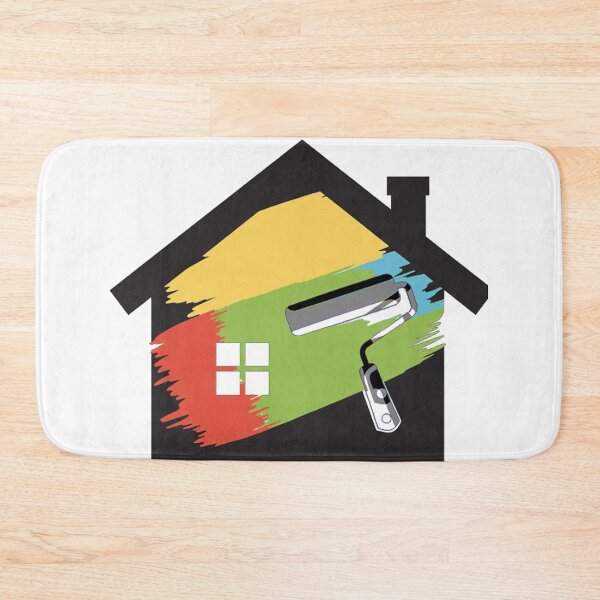 Item preview, Painter’s house and roller Logo designed and sold by artzyrrone.