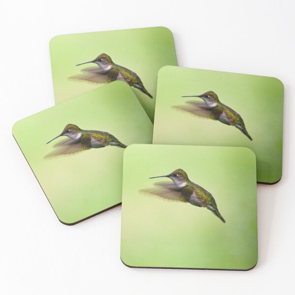 Item preview, Hummingbird and nectar feeder designed and sold by Roxane Bay.