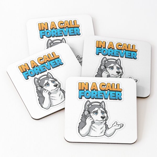 Item preview, Husky cartoon call center dog with funny quote designed and sold by Tong4130.