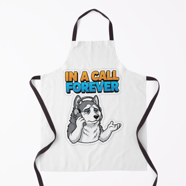 Item preview, Husky cartoon call center dog with funny quote designed and sold by Tong4130.