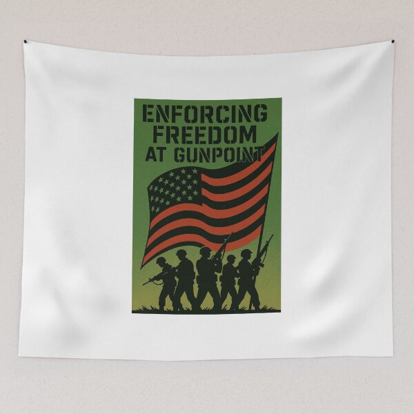 Item preview, Enforcing Freedom at Gunpoint designed and sold by iMIGHTwearTHAT.