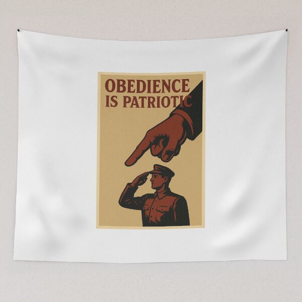 Item preview, Obedience is Patriotic! designed and sold by iMIGHTwearTHAT.