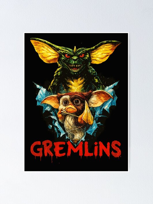 GREMLINS ポスター Amazon.com: Buyartforless Framed Gremlins 1984 - Mogwai
