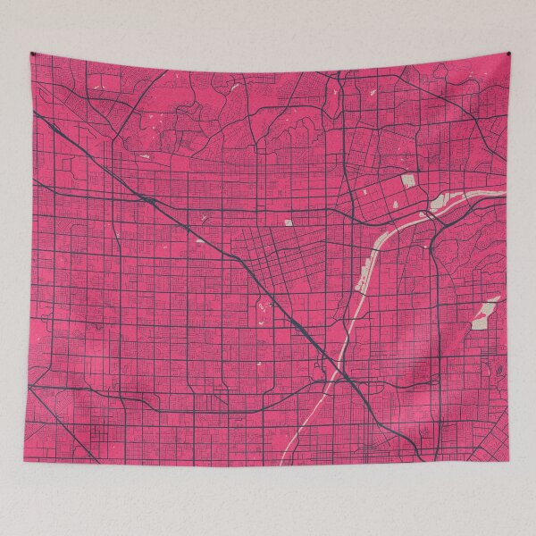 Item preview, Anaheim City Map of California, USA - Blossom designed and sold by deMAP.