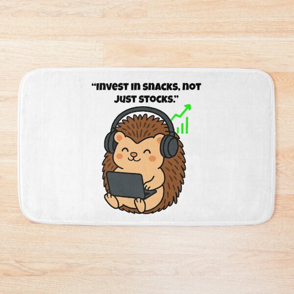 Item preview, Invest in Stocks – Hedgehog Investor Mode Activated designed and sold by Latitude 1°N.