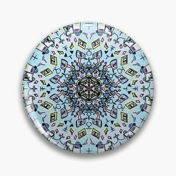 Item preview, Mail Delivery Mandala designed and sold by Sparkleweather.