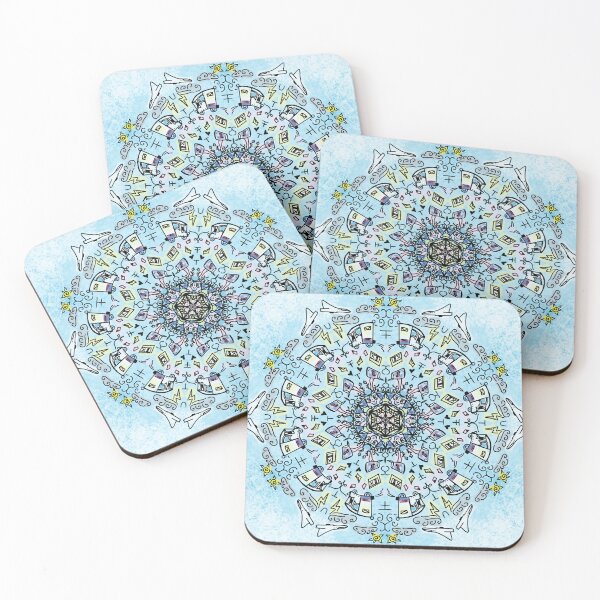 Item preview, Mail Delivery Mandala designed and sold by Sparkleweather.