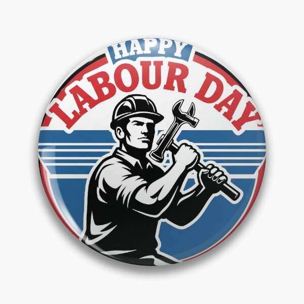 Item preview, Happy Labour Day – Worker Pride Sticker designed and sold by Gscode.
