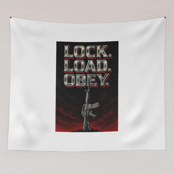 Item preview, Lock. Load. Obey. designed and sold by iMIGHTwearTHAT.
