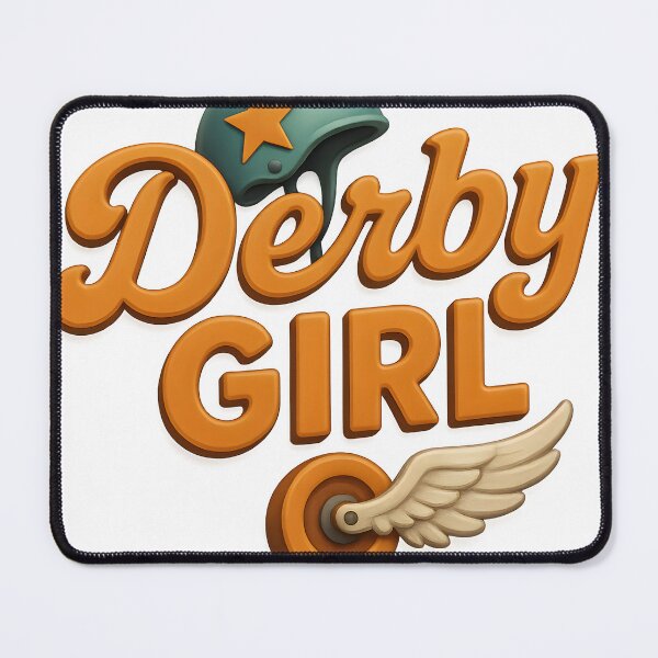 Item preview, Derby Girl Roller Skating T-Shirt – Retro Winged Skate Design” designed and sold by Divakar Fashion.