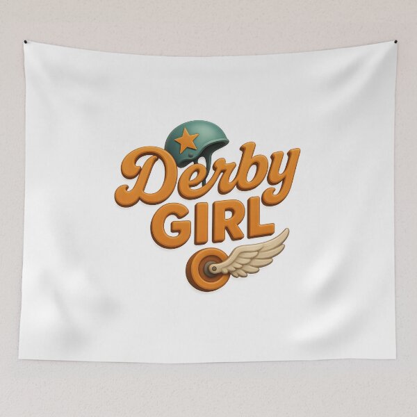 Item preview, Derby Girl Roller Skating T-Shirt – Retro Winged Skate Design” designed and sold by Divakar Fashion.